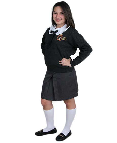 Falda Gris con Tablon Secundaria